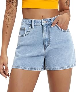 2025 Jean Shorts for Women Basic Wash Stretchy Solid Denim Summer Hot Short Y2k Casual Jorts