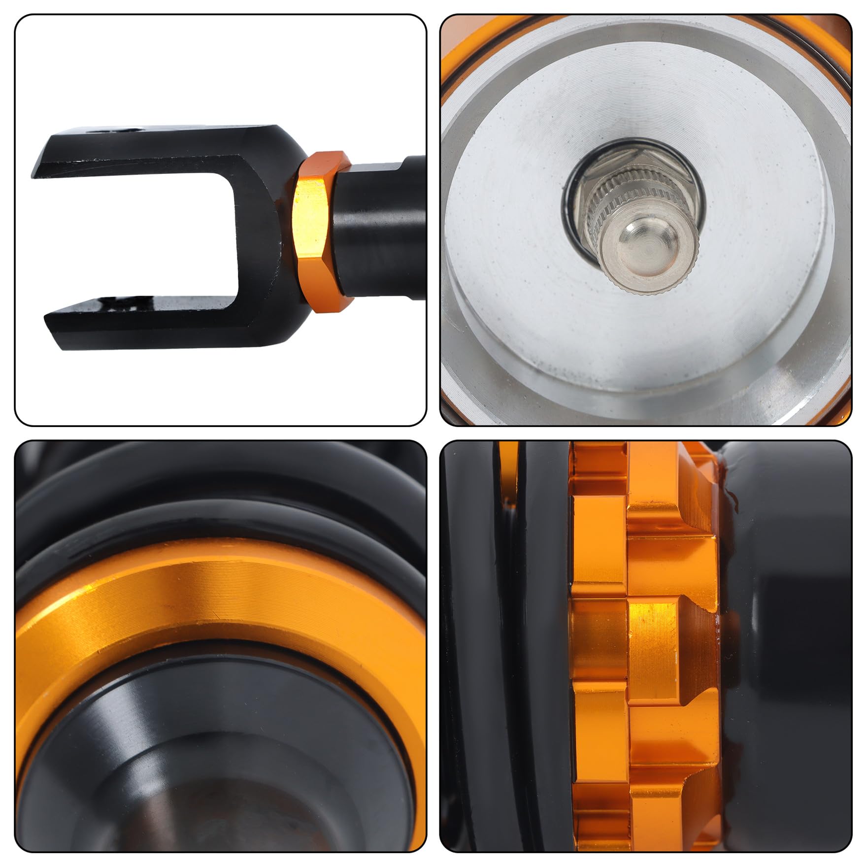 waltyotur Ammortizzatore di sospensione posteriore regolabile per moto, 280 mm, 11 pollici, ricambio per Honda Yamaha Scooter 50cc 70cc