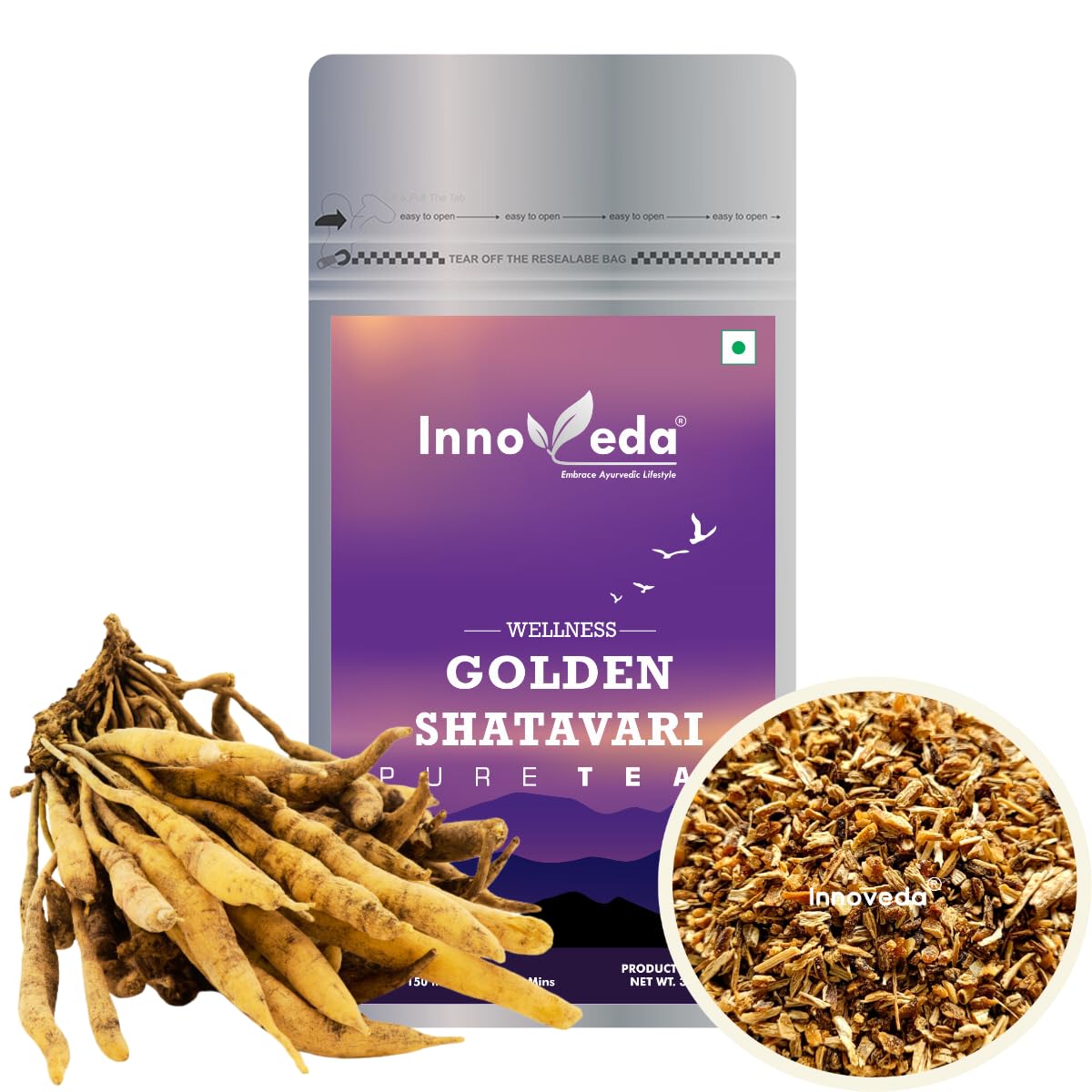Pure Golden Shatavari Root Tea Women Wellness Promote Lactation 50 tea Cups (B0C74Q4ZTL) Amazon Price History, Amazon Price Tracker