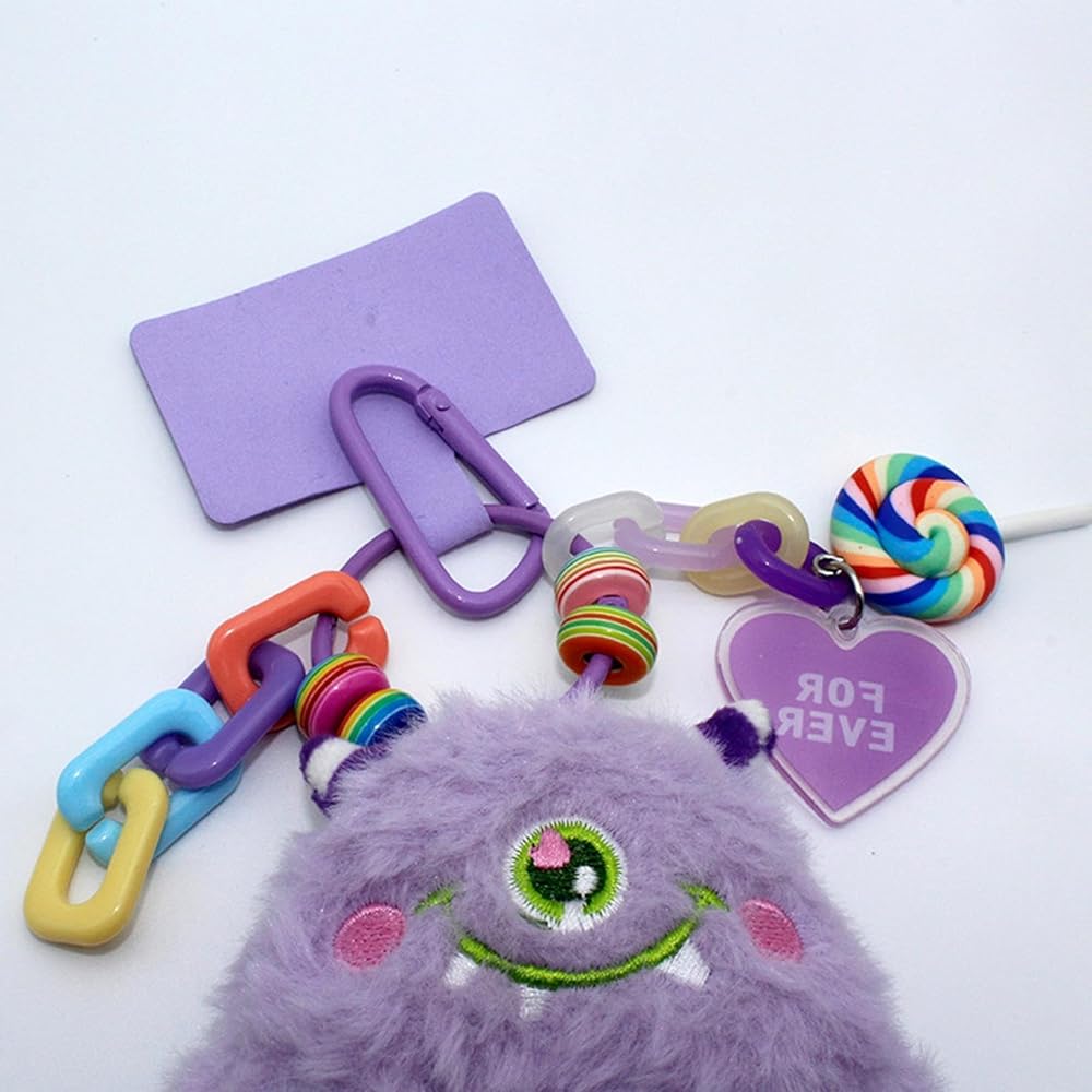 ぬいぐるみ　キーホルダー　ぷっちょ　リーゼント　紫　新品未使用 ぬいぐるみ キーホルダー ぷっちょ リーゼント 紫 新品未使用