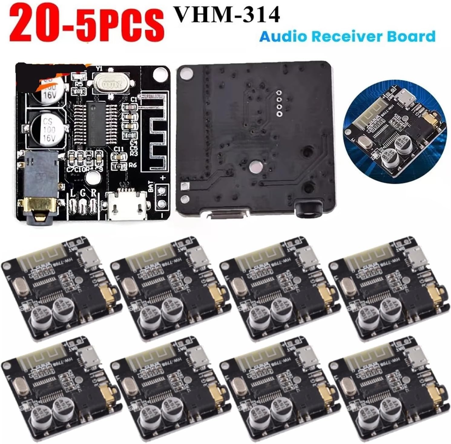 5-20PCS VHM-314 DIY for Receiver Board 3.7-5V 4.1/5.0(20PCS)