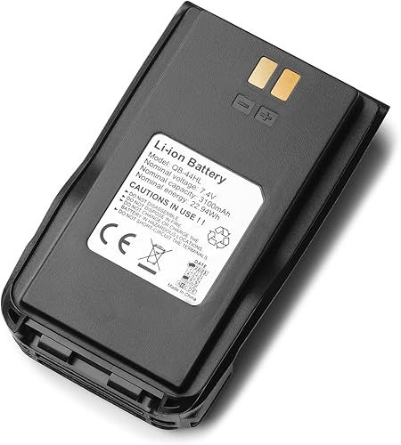 Radioddity Batería original de 3100 mAh para AnyTone AT-D878UV Plus, D878UV, D868UV, D858, GD-AT10G DMR-6X2 PRO DMR Radio de mano