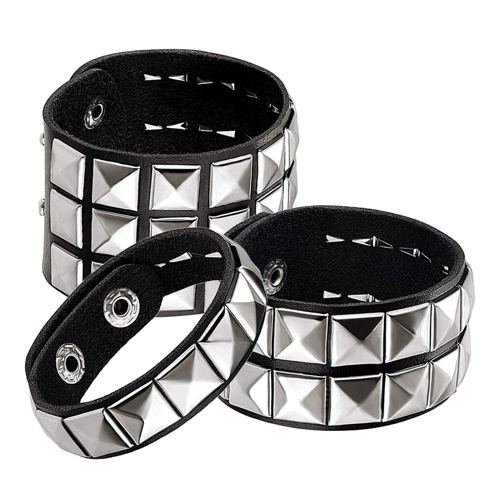 See full amazon price history chart for THE STYLE SUTRA 3Pcs PU Studded Punk Bracelet Unisex Wrap Bangle Fashion Gift THE STYLE SUTRA 3Pcs PU Studded Punk Bracelet Unisex Wrap Bangle Fashion Gift (B0CDLQ8LLQ) Amazon Price History, Amazon Price Tracker