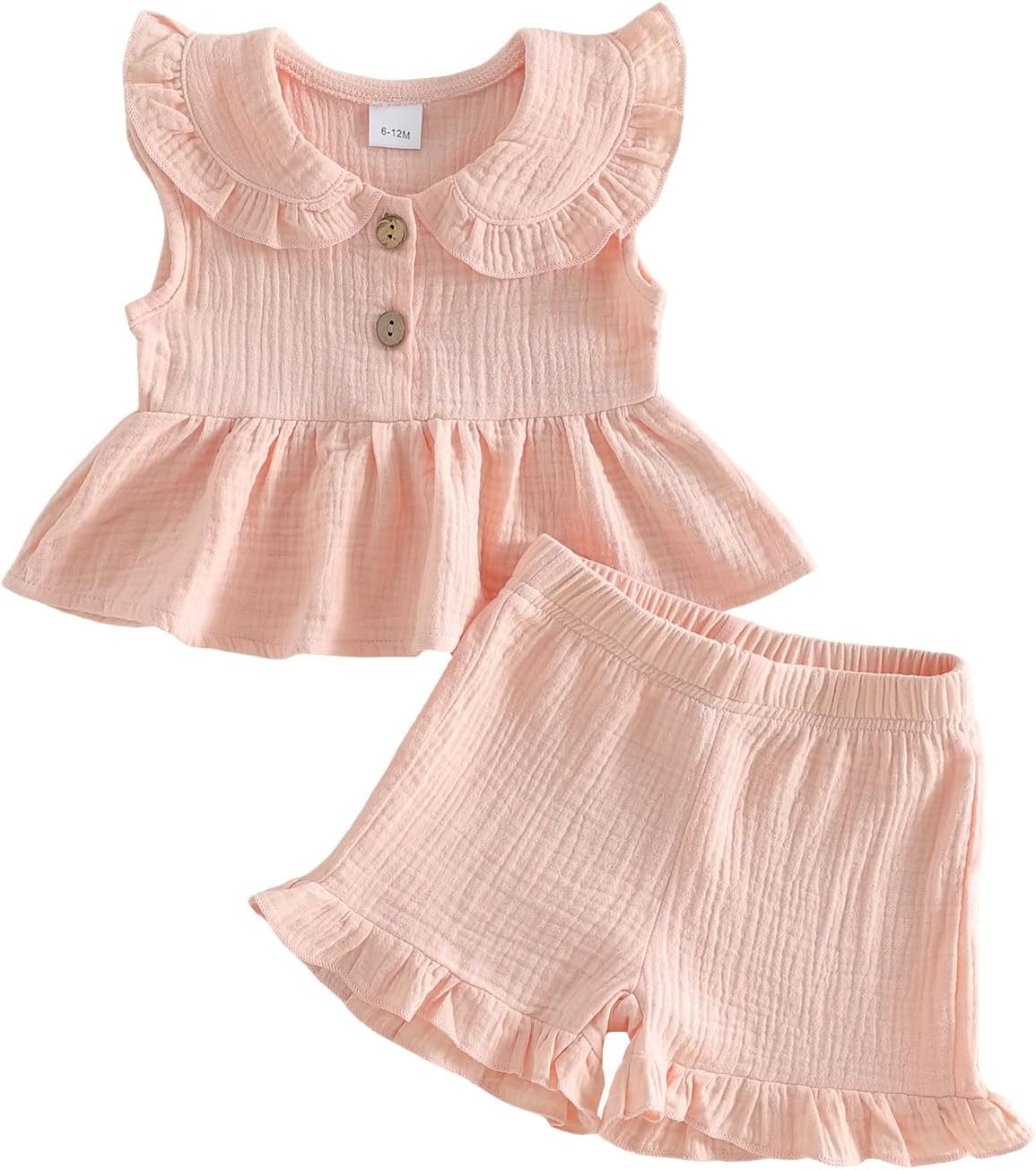 Toddler Baby Girl Summer Clothes Ruffle Short Sleeve Shirt Top Bloomers Short Set 2 Piece Cute Baby Girl Outfit