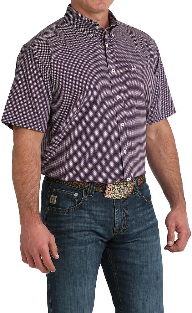 Cinch Men's Print Short Sleeve ArenaFlex Shirt