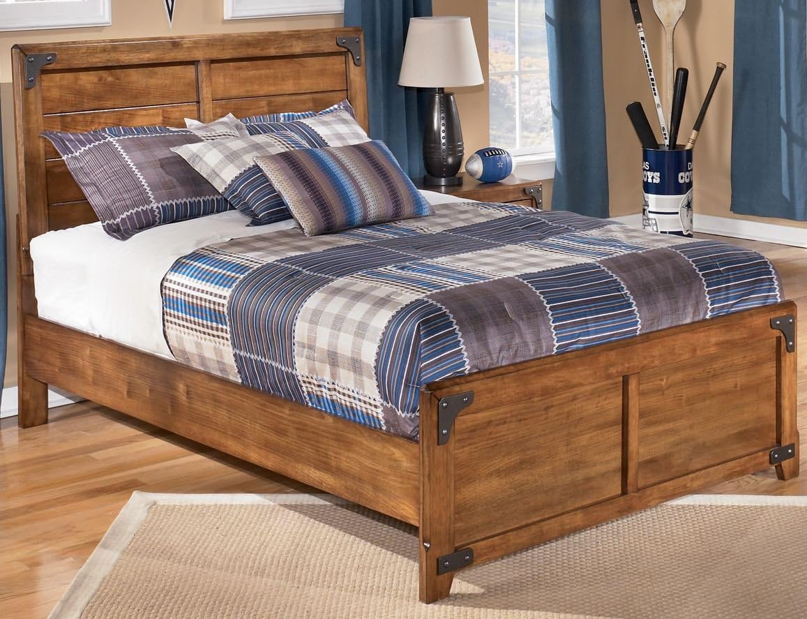 Ashley Express Kids Full Panel Bed in Brown