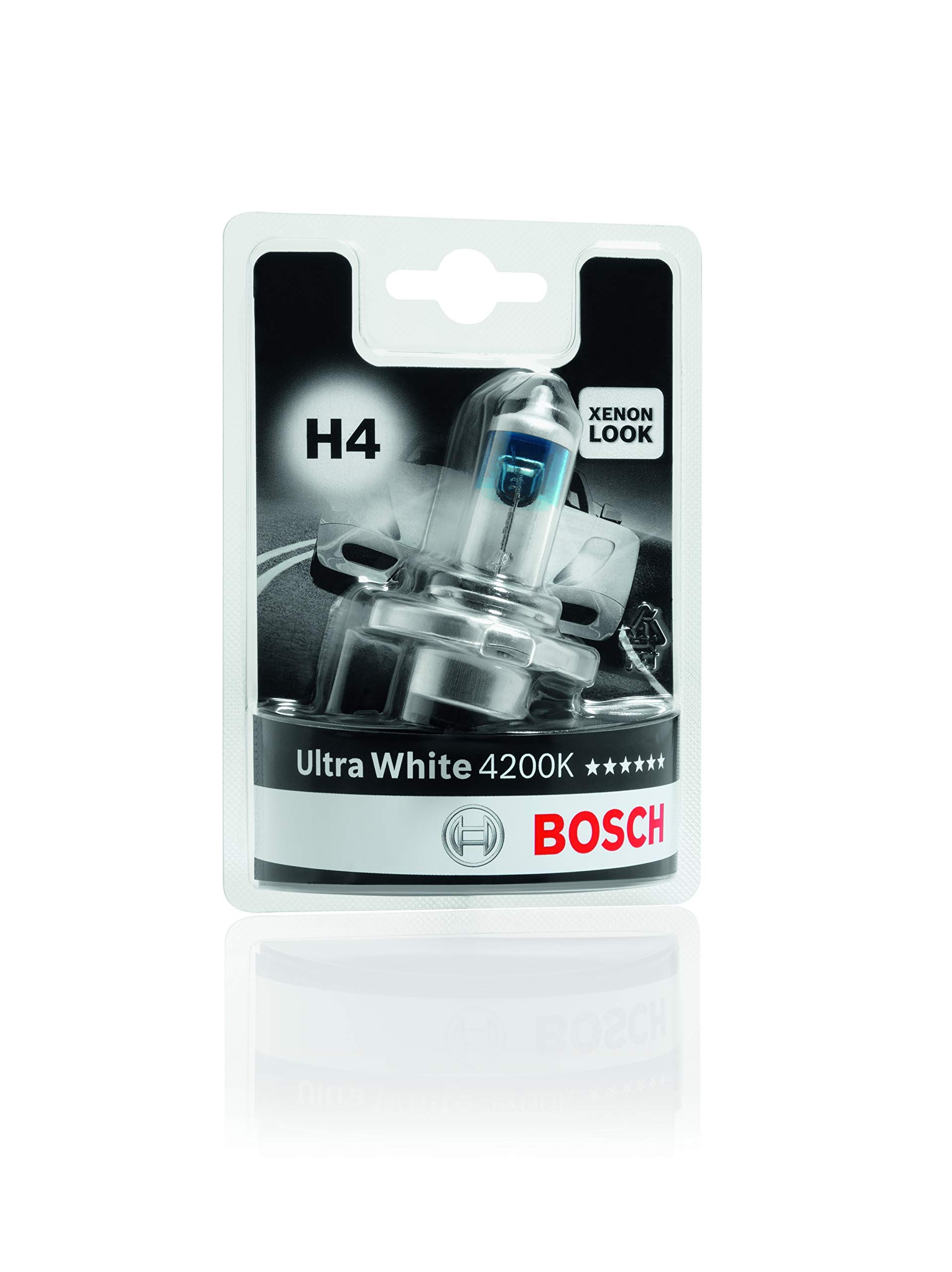 Bosch H4 (472) Ultra White 4200K headlight bulb - 12 V 60/55 W P43t - 1 bulb