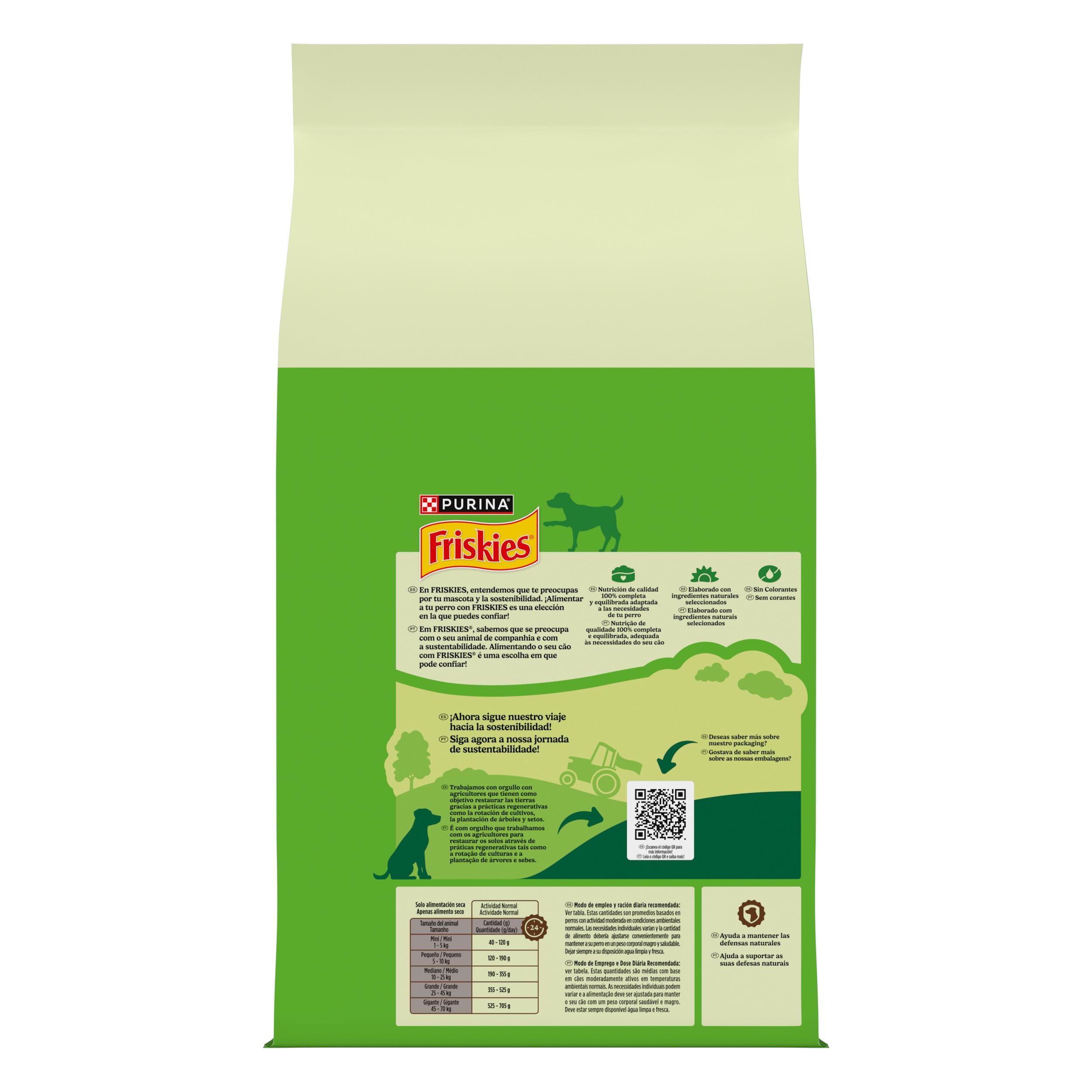Purina Friskies Pienso para Perro Adulto con Aves y Verduras, saco de 10kg