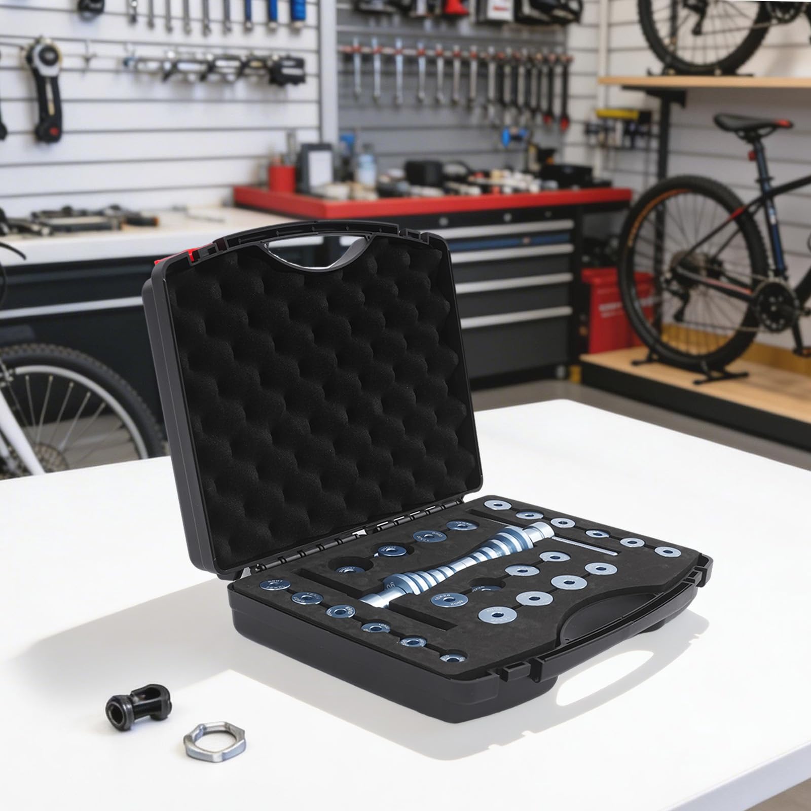Juego de herramientas para rodamientos de bicicleta, rodamiento interno