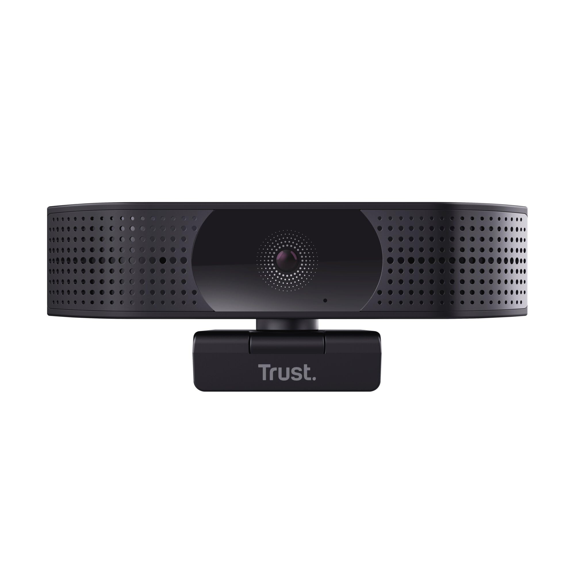 Trust Teza Webcam per PC 4K Ultra HD, 3840x2160, 2 Microfoni e Messa a Fuoco Automatica, USB Plug & Play, Web Camera per Teams, Zoom, Skype, Portatile, Laptop, Mac, Macbook - Nero