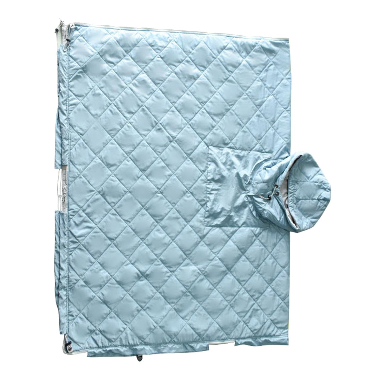Saco de dormir portátil | Poncho de saco de dormir con capucha | Poncho de manta de camping, saco de dormir portátil, poncho resistente al agua, manta cálida para llevar puesto, poncho de