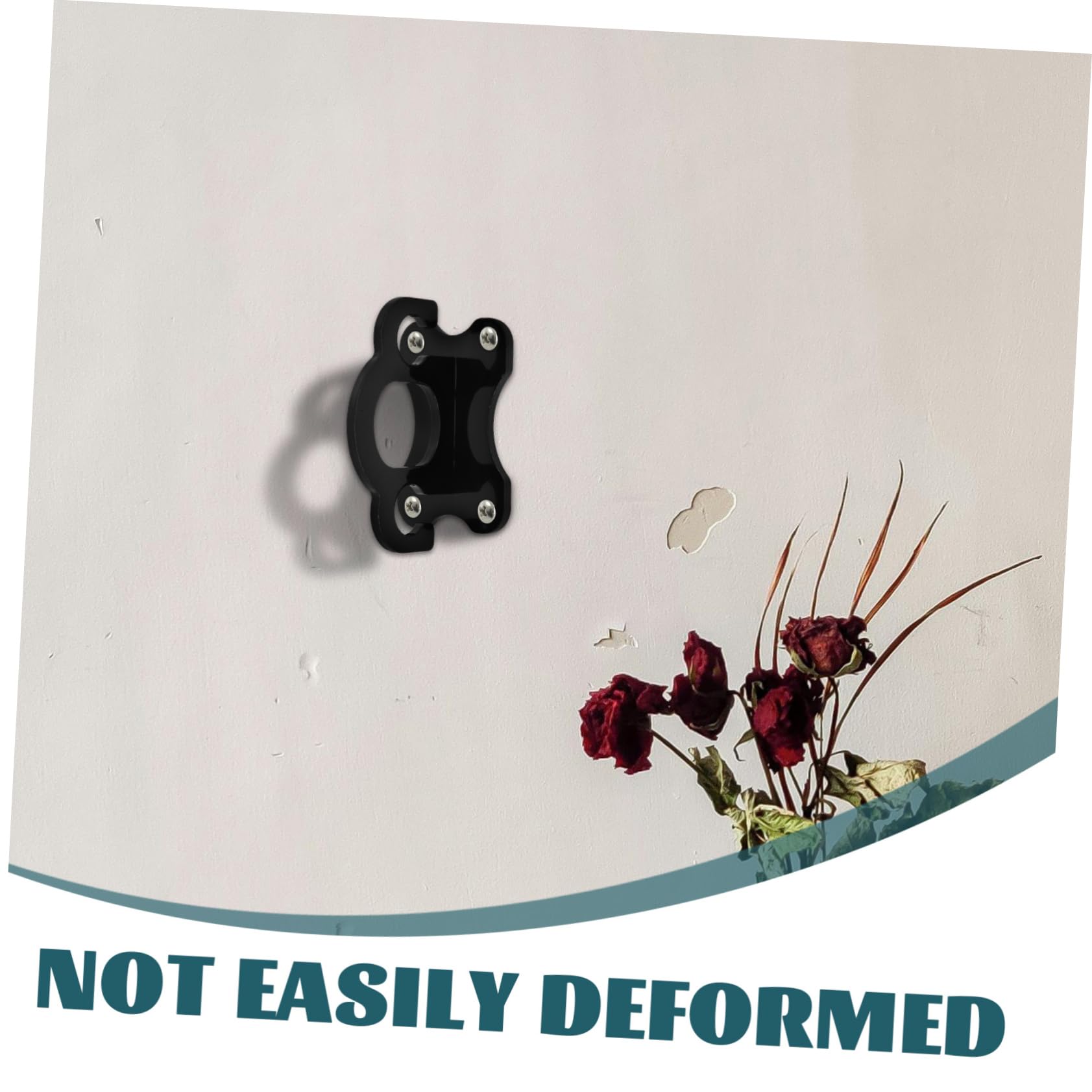 Beavorty Ganchos de Pared para Entrenamiento 3 Piezas Hierro Negro | Soporte Firme para Bandas de Resistencia, Carga Alta, Uso en Yoga Aéreo y Rutinas de Ejercicio
