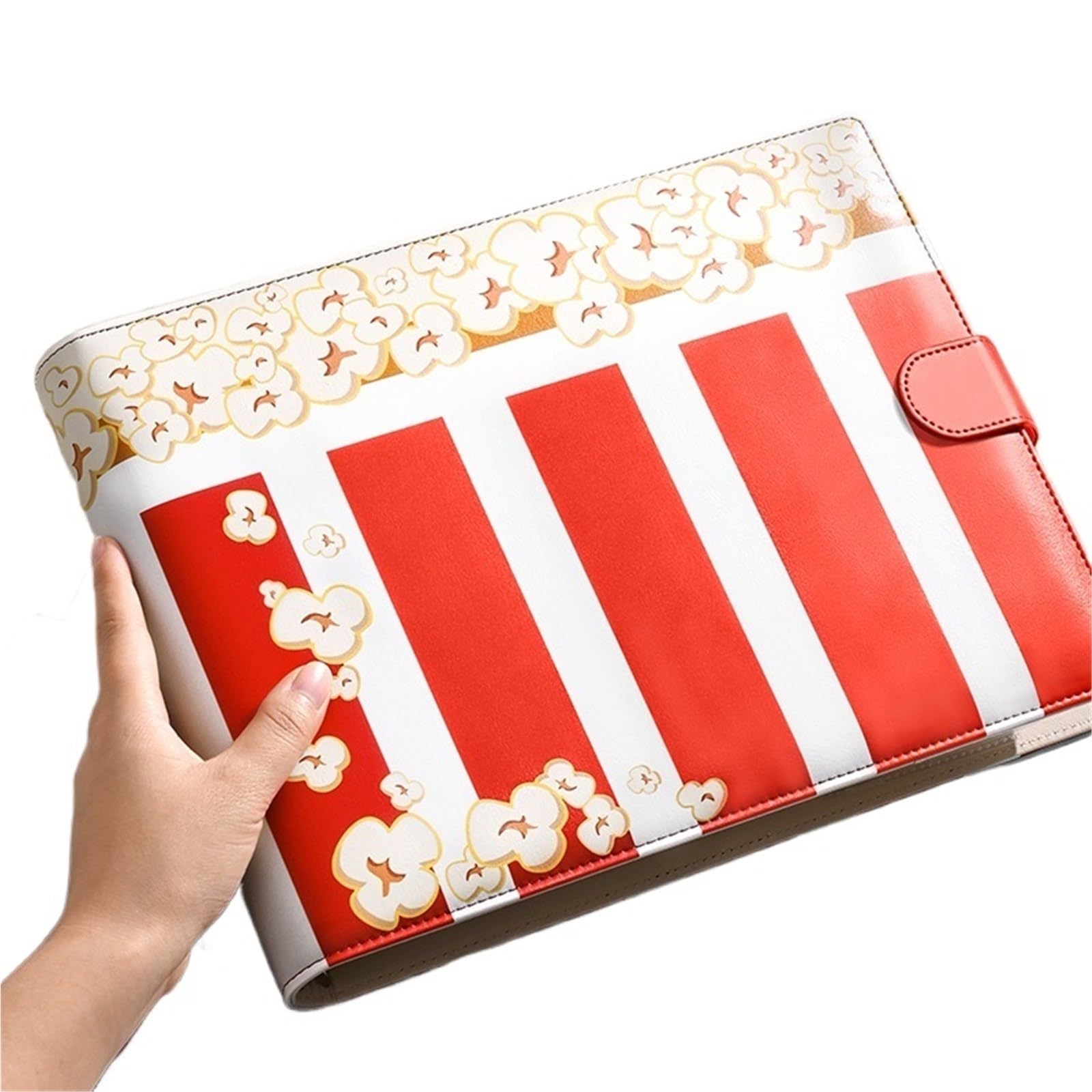7/8Pocket Card Album PU Leather Thickened 6-Ring Photo Holder For 3Inch Pictures(A4 Only Cover)