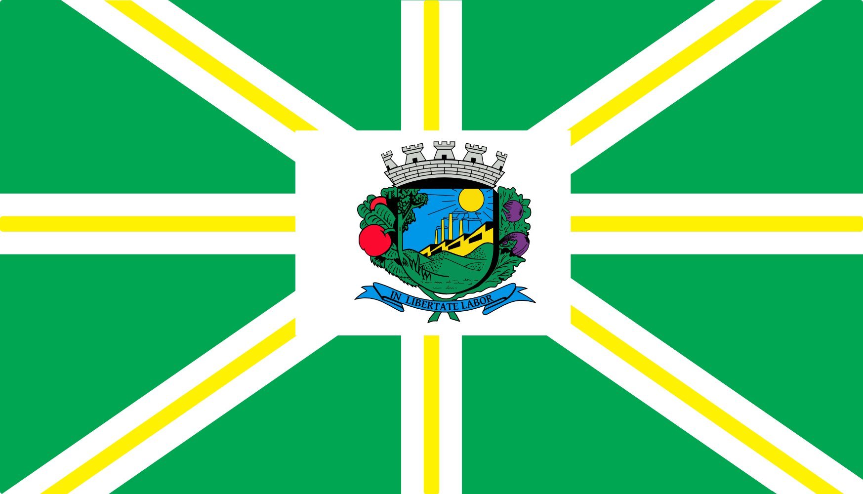 Drapeau Valinhos grand format premium | Pavillon paysage haute résistance