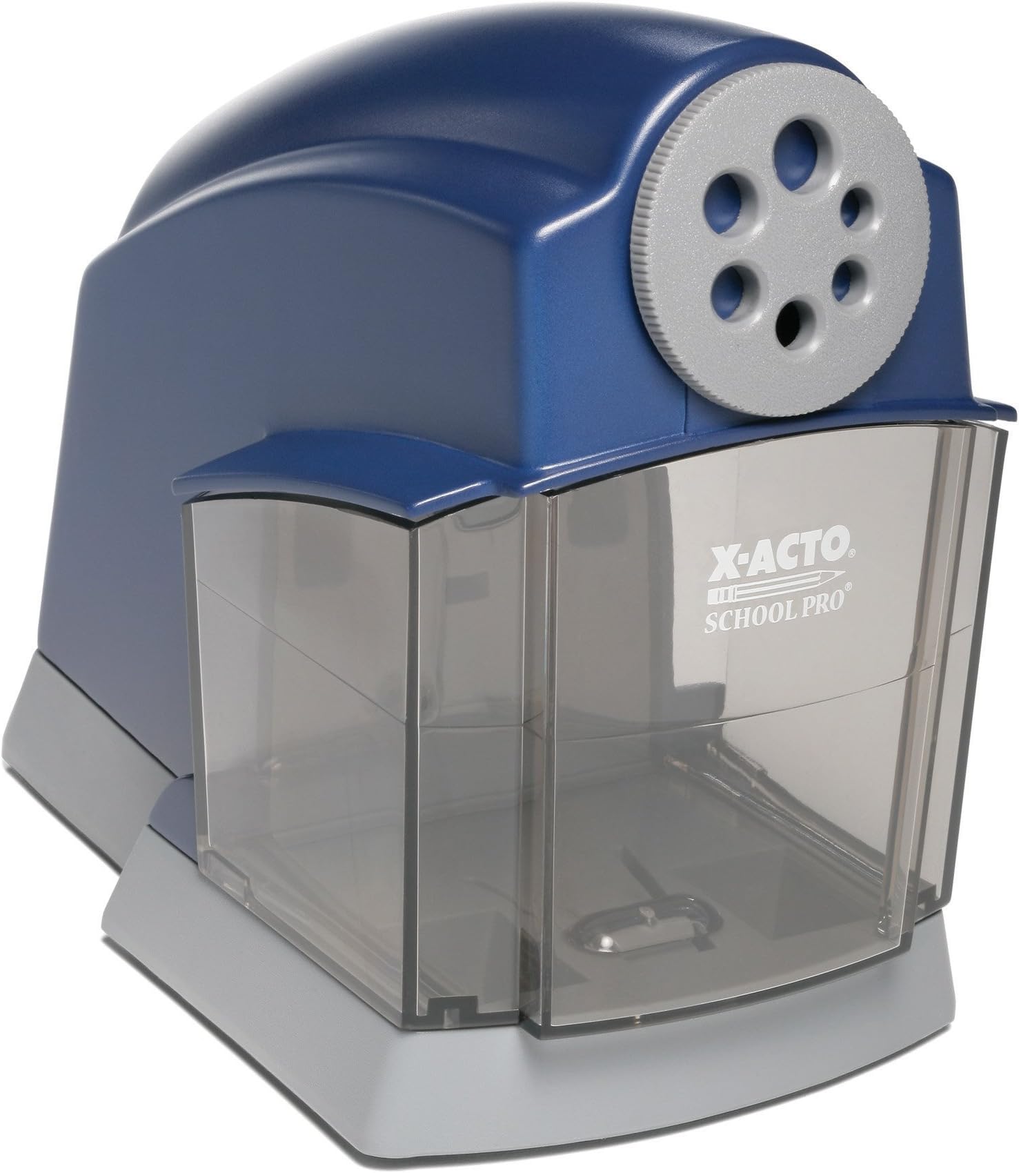 School Pro Classroom Electric Pencil Sharpener, Blue, 1 Count