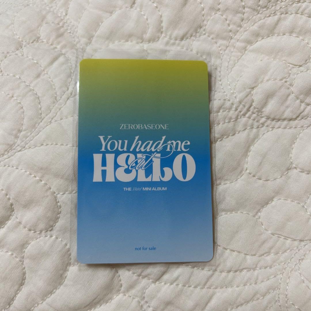 ZB1 オフイベ 会場 限定 テレ トレカ　直筆 サイン ZEROBASEONE zerobaseone テレ PREZENT 予約 直筆サイン トレカ zb1 Amazon