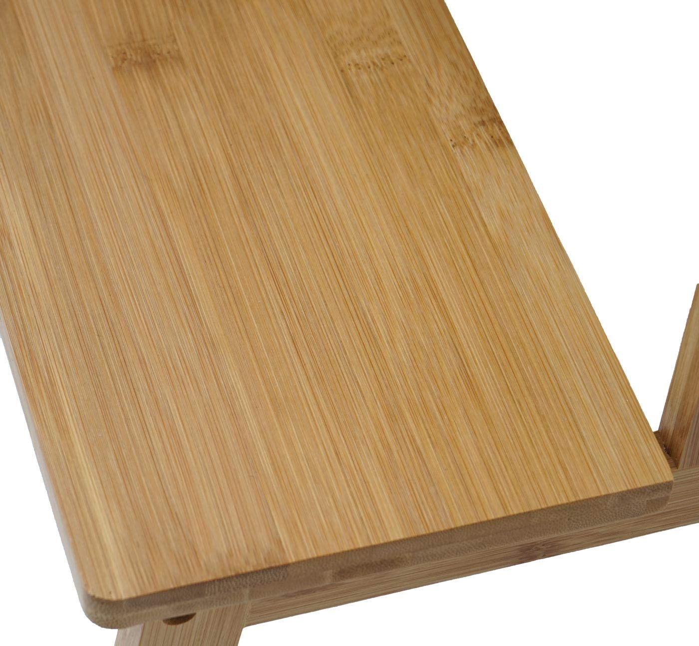 Sgabello scaletta HWC-B87 legno bambu 43x47x38cm