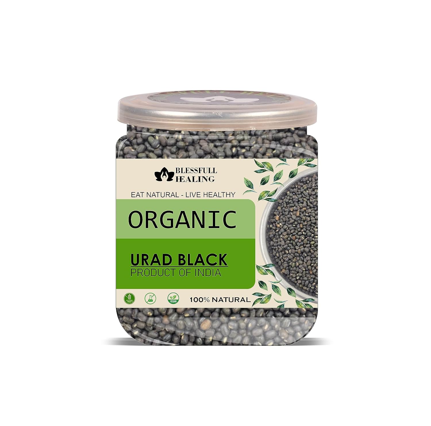 Blessfull Healing Organice URAD BLACK 2 lb (907 Gram)