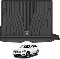 Vista 136 de 3W Alfombrillas de suelo aptas para Benz E-Class 2017-2023 TPE para todo tipo de clima, ajuste personalizado para E300, E320, E400, E350, E63, E550