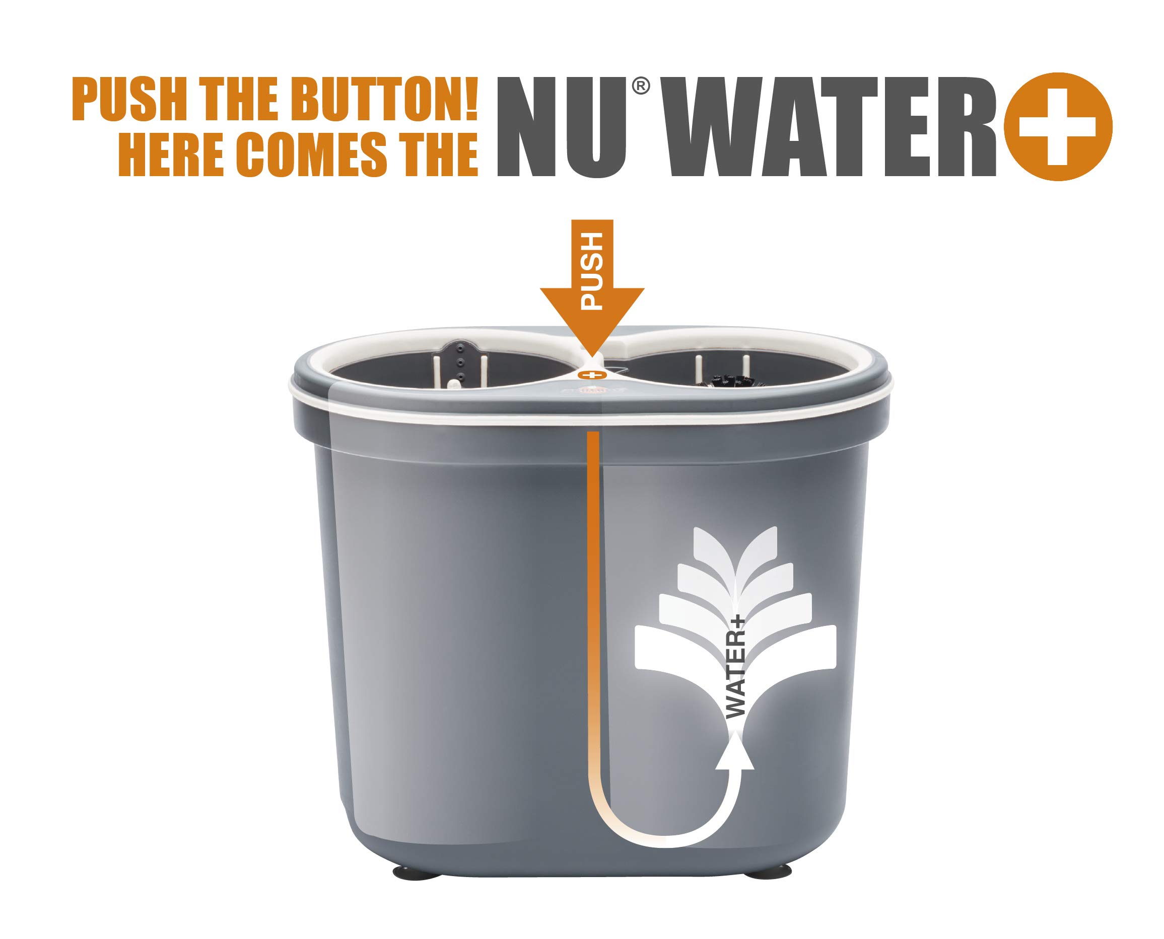 Pulverizador Nu® water+ + incluye limpiador – Lavavajillas