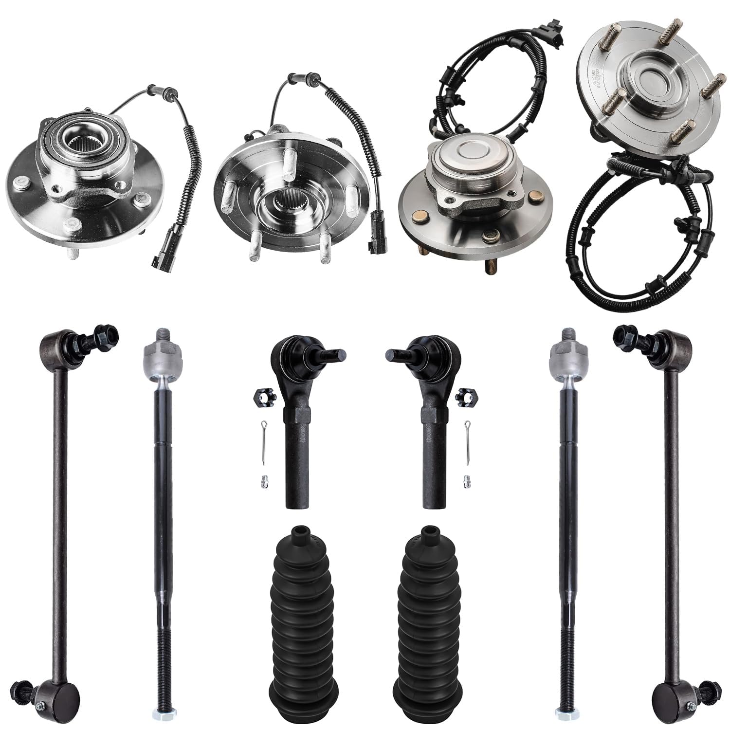Detroit Axle - 12pc Susp. Kit for Dodge Grand Caravan Chrysler Town&amp;Country