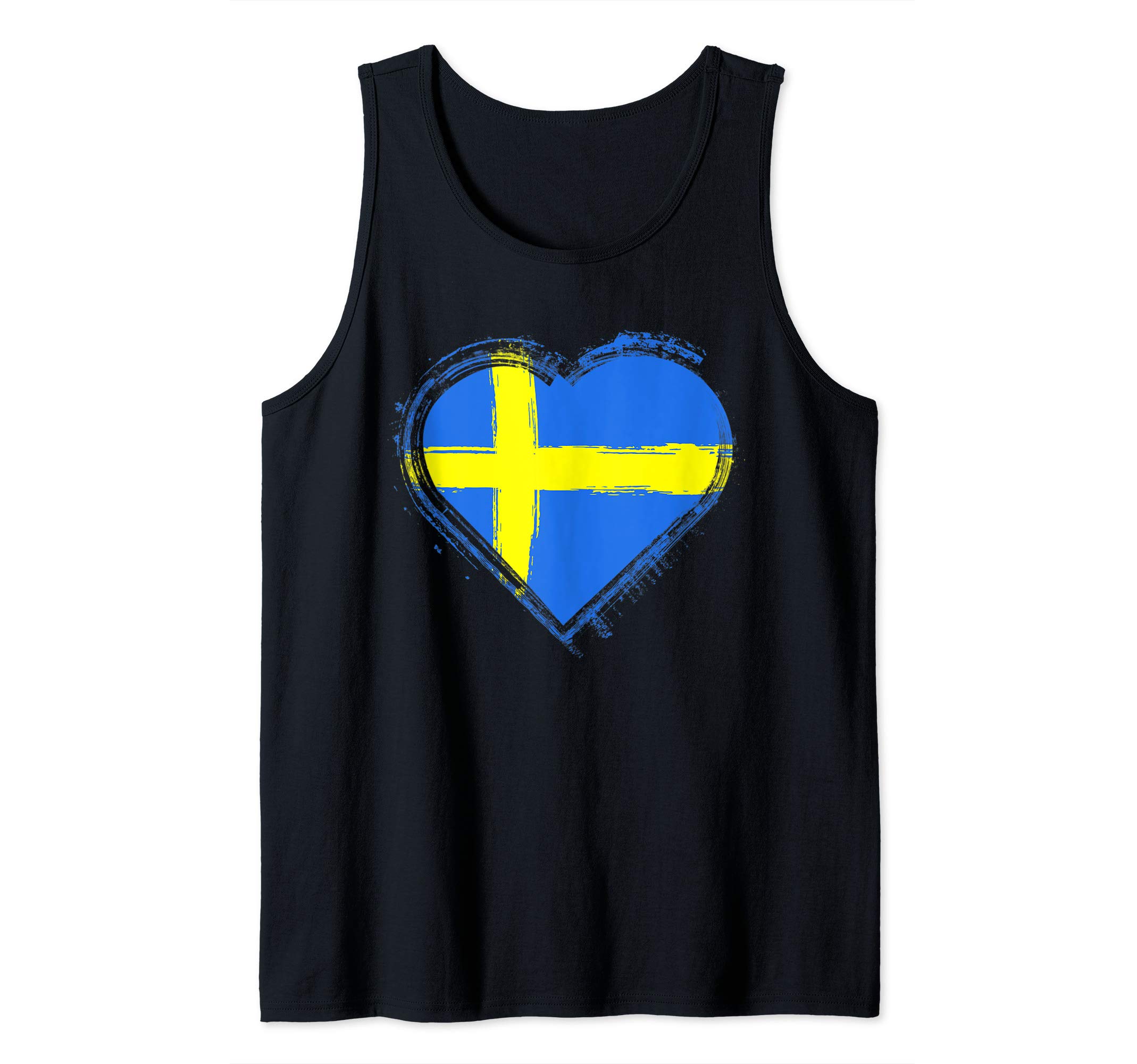 Sweden Flag Shirt Swedish Flag Tank Top
