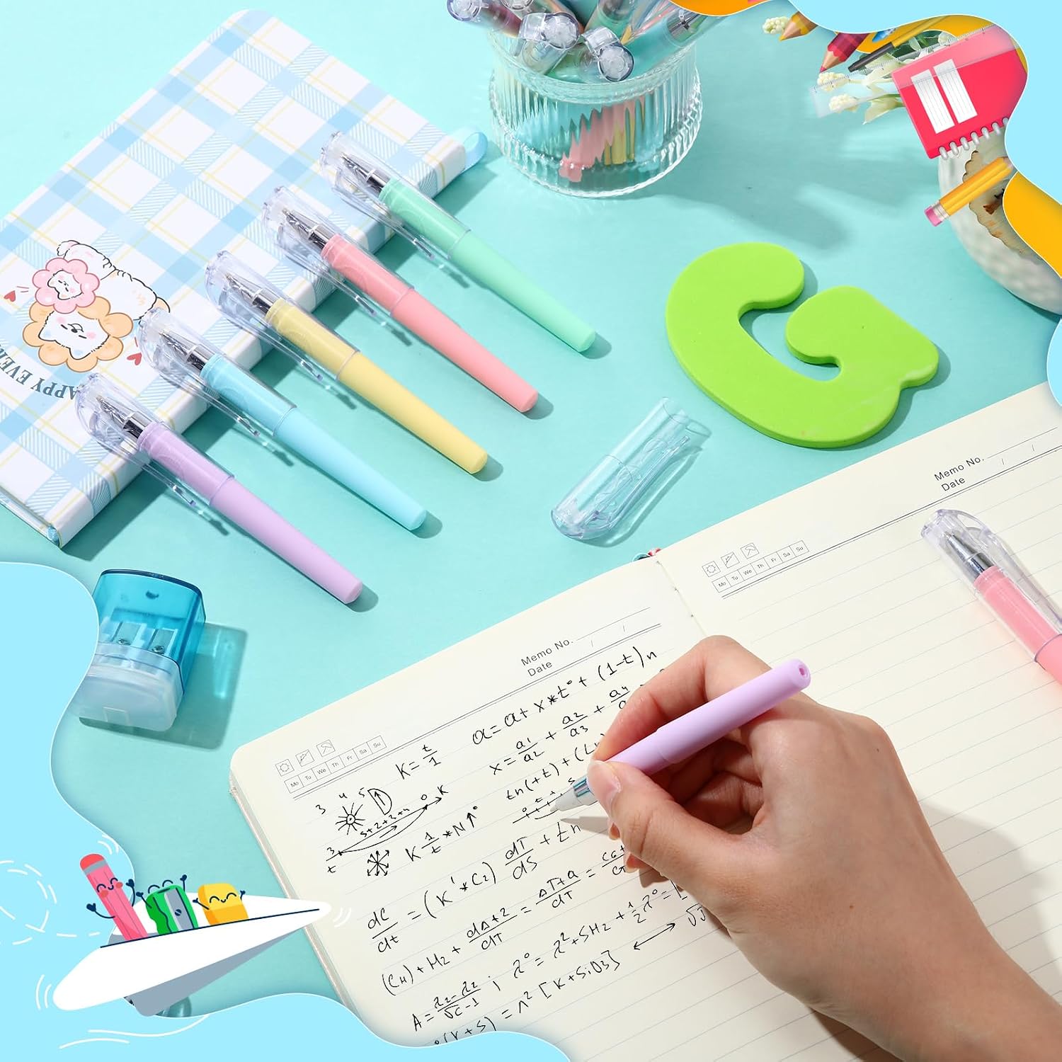 Sayglossy 200 Pack Pocket Mini Pen Bulk 0.5mm Gel Pen Fine Point 4.16 Inch Pocket-sized, Quick-dry Smooth Writing for Journaling, Notebooks, Planner, Office Supplies(Macaron Color)