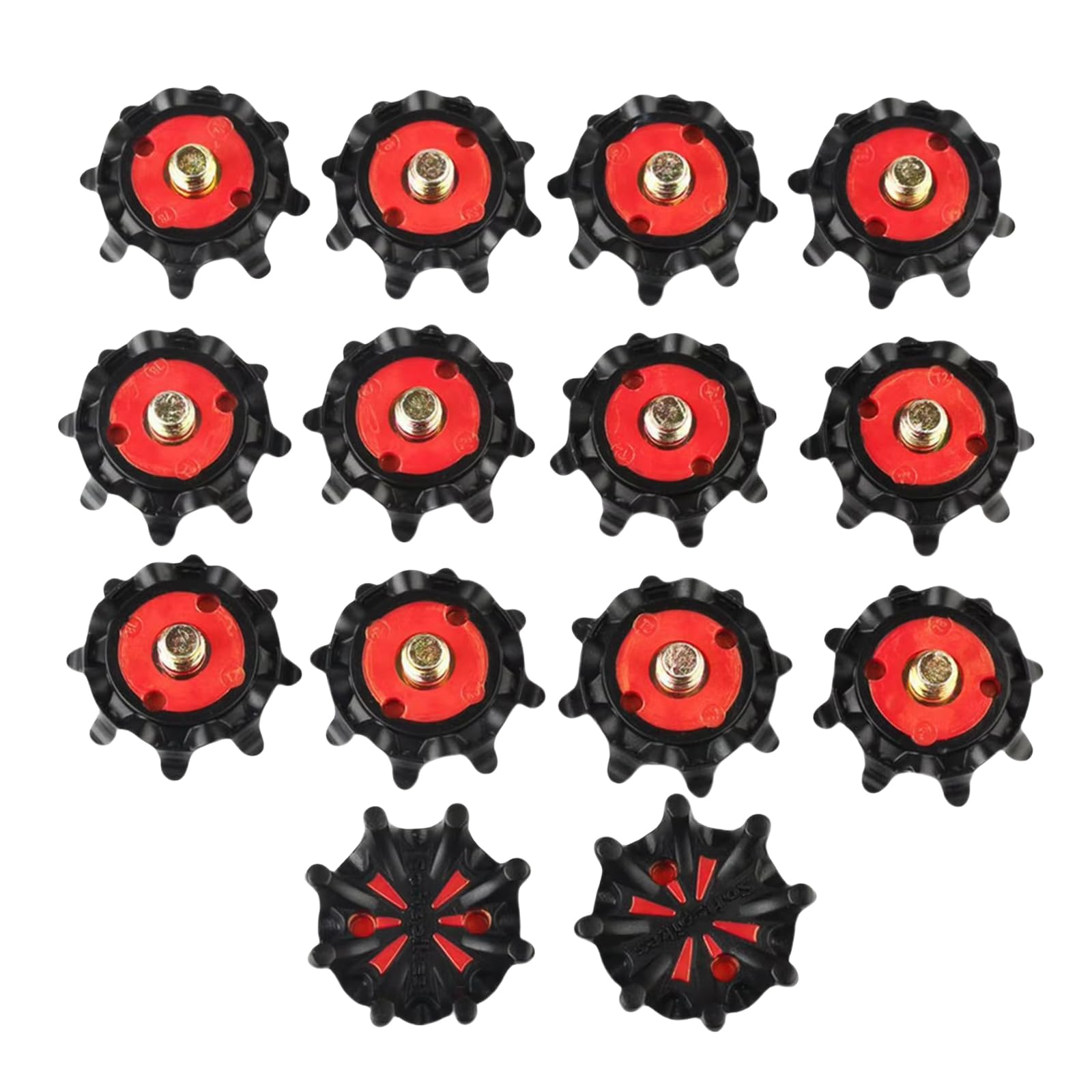fexxkg 14Pcs Nonslip Golfs Spikes Pins Golfs Shoe Spikes Replacement Studs Screw Styles Shoe Nails Golfs Accessories Enduring