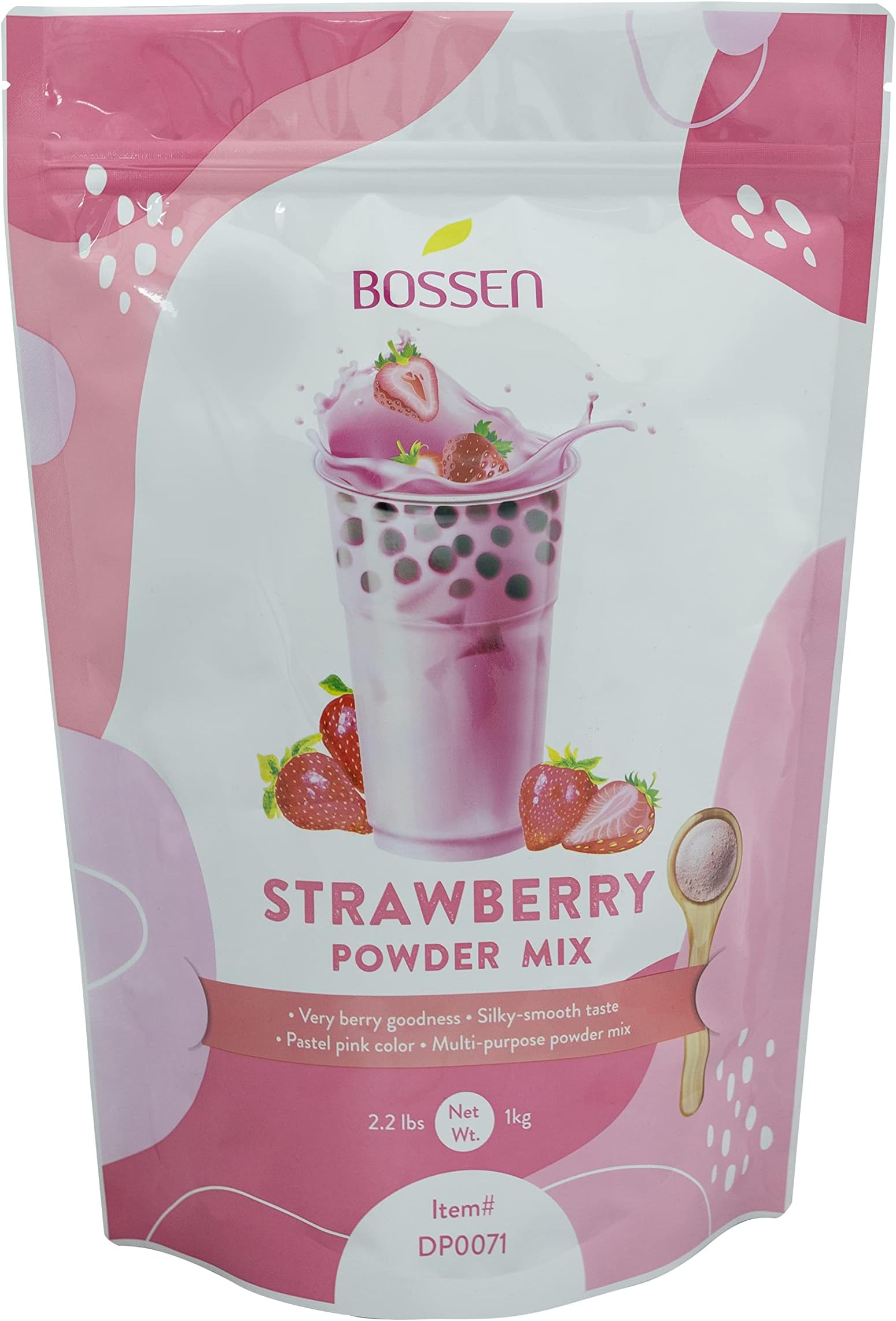 Bossen Bubble Tea Powder Mix (Strawberry)
