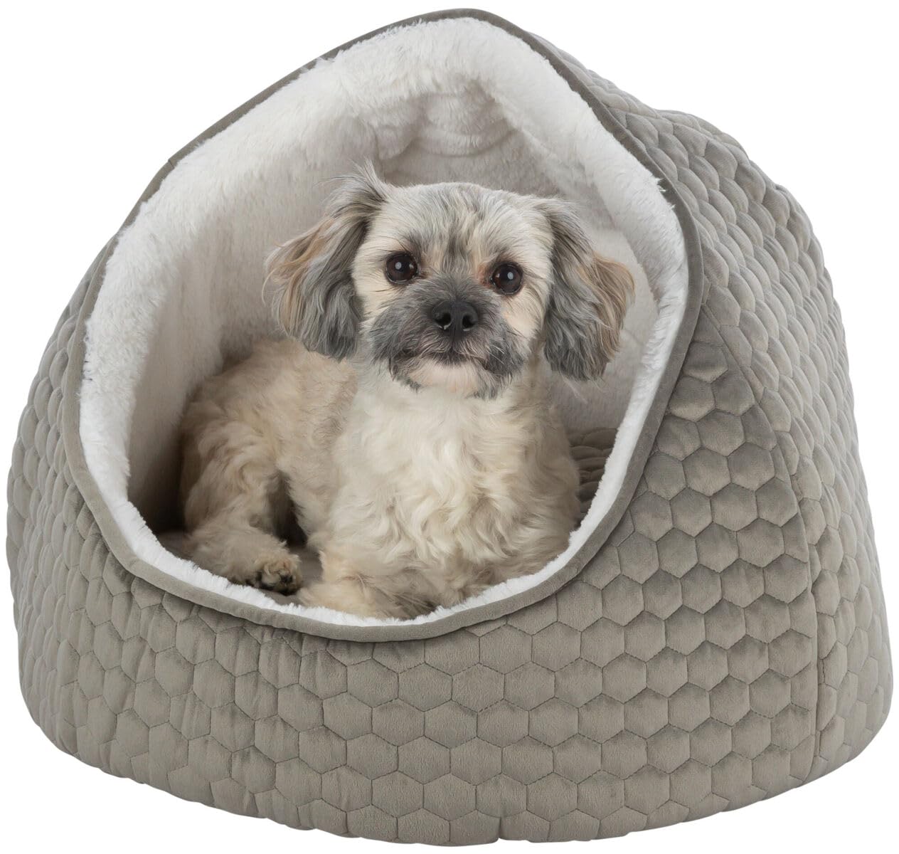 TRIXIE 36357 jaskinia Livia, ø 45 × 33 cm, kolor taupe/kremowy