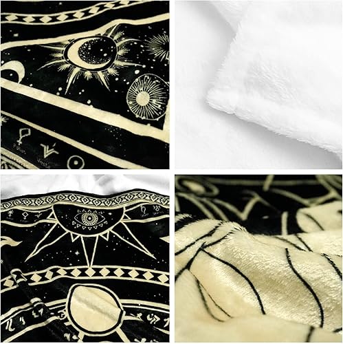 Miniatura 2 de Manta del zodiaco acuario, regalos del zodiaco de acuario para mujeres, manta de constelación de luna, decoración de astrología, regalo de