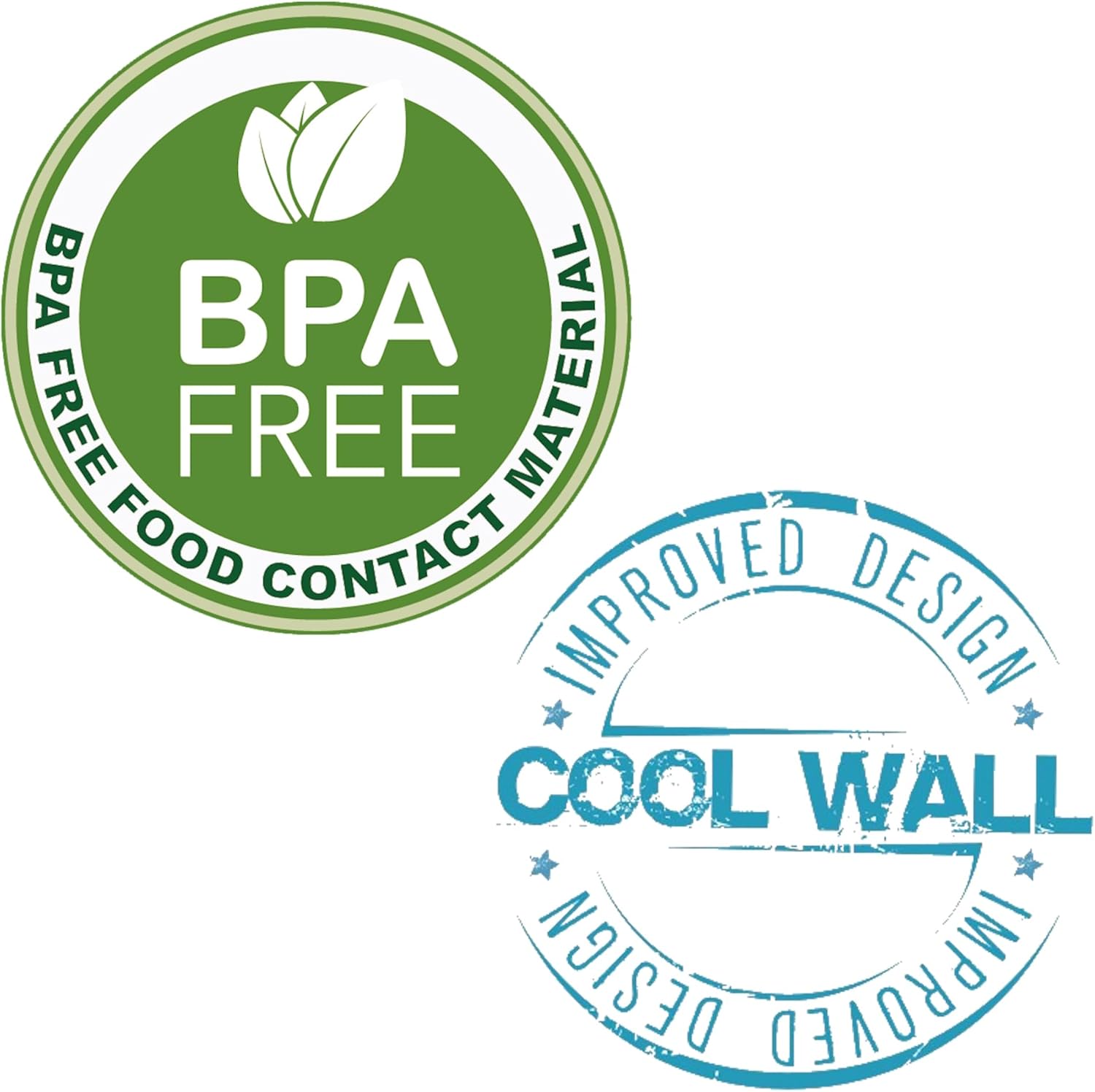 BPA Free and Cool Wall logos