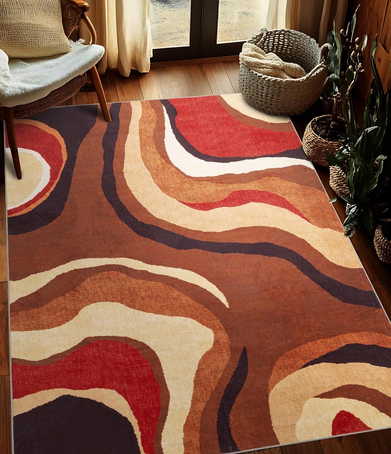 Tapis antidérapant lavable pour salle a manger sans glisse