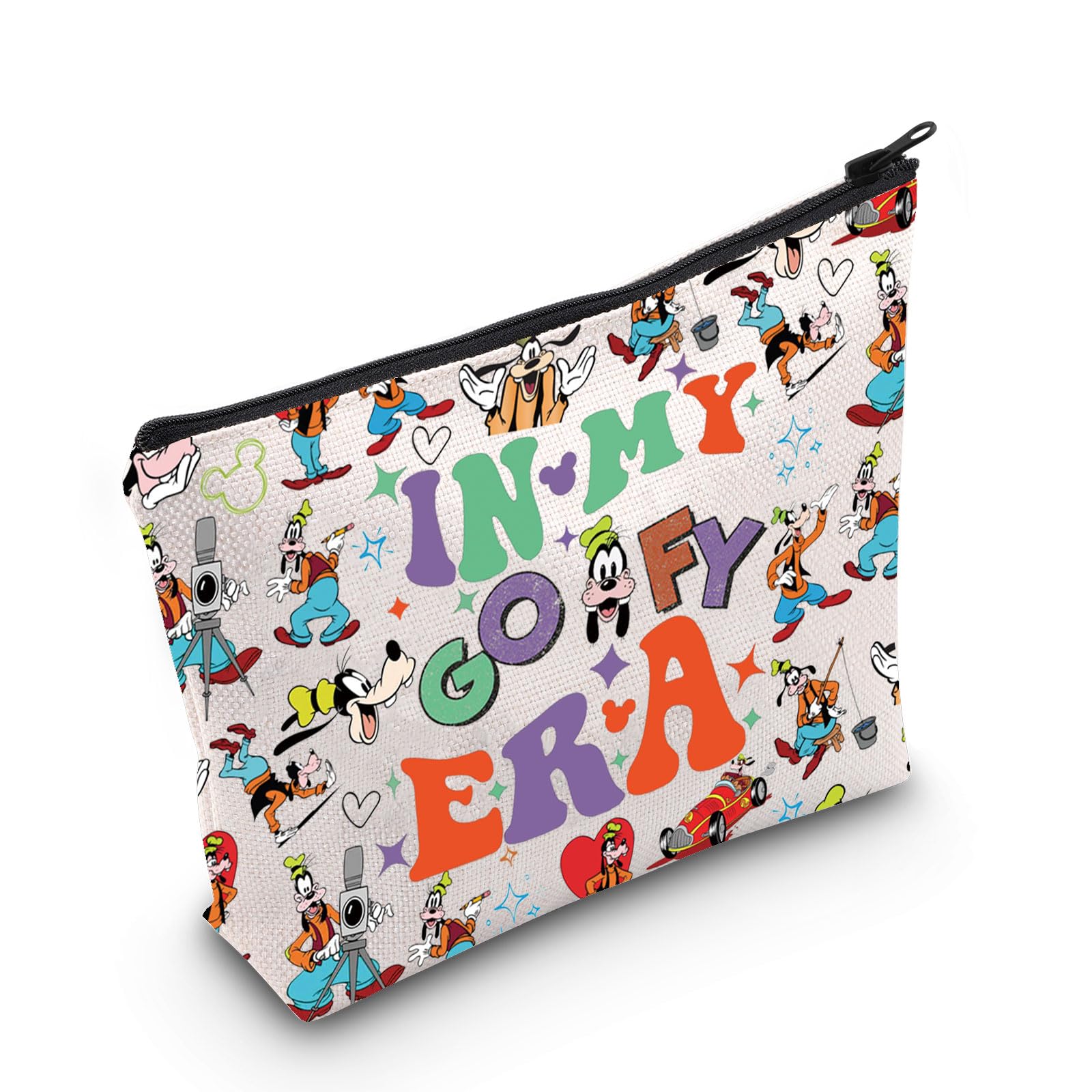 POFULLCartoon Dog Cosmetic Bag Dog Fans Gift Cartoon Movies Inspired Gift