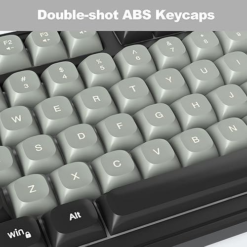Miniatura 3 de Camiysn Teclado para juegos de alambre, 7 colores arcoíris retroiluminados teclado clásico para juegos (negro y gris)