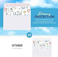 Vista 2 de ACSTEP Paquete de 200 sobres de 5 x 7 pulgadas, sobres blancos A7 autosellados para bodas, invitaciones, fotos, postales, tarjetas de felicitación