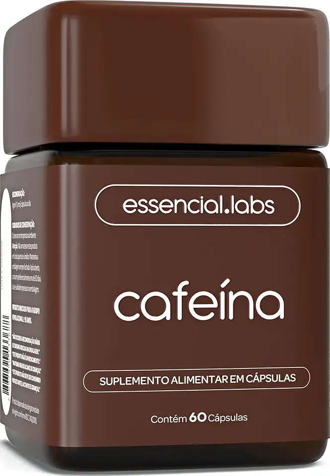 CAFEÍNA 100% PURA 200mg POR CÁPSULA – 60 CÁPSULAS – TERMOGÊNICO COM FÓRMULA ULTRA CONCENTRADA DESENVOLVIDA PARA PERFORMANCE
