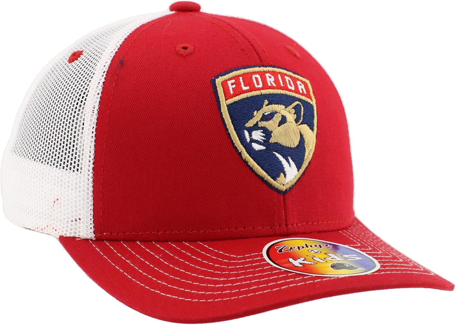 ZHATS NHL Unisex Kids NHL Officially Licensed Youth Adjustable Snapback Hat Dakota Icon Team Color - Image 5