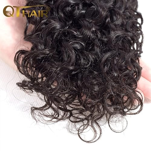 Miniatura 7 de QTHAIR Cabello rizado brasileño 12A, 3 paquetes de 30, 28, 26 pulgadas, cabello rizado 100% sin procesar, tejido de color natural