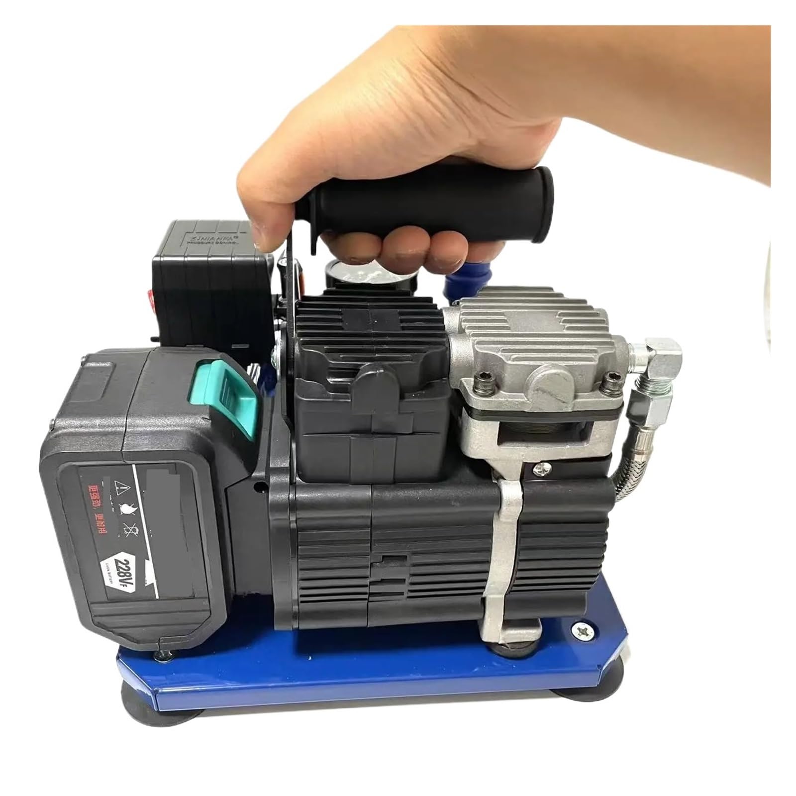 Compressore d'aria silenzioso Piccolo compressore d'aria ad alta pressione da 1,5 litri Elettrico al litio senza spazzole senza olio silenzioso