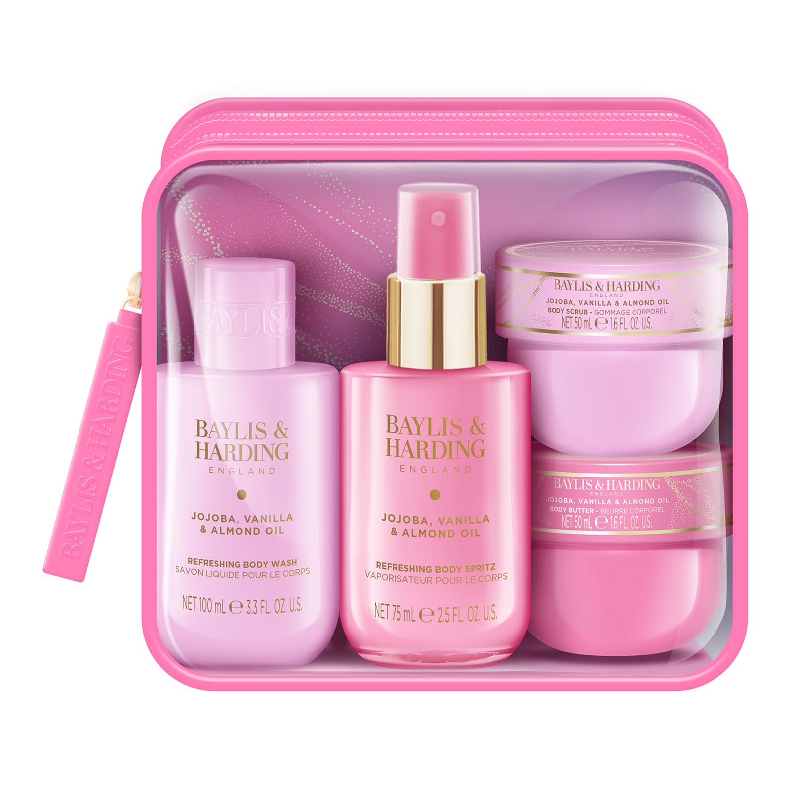 Baylis & Harding Signature Luxury Travel Wash Bag Gift Set 1 Pack