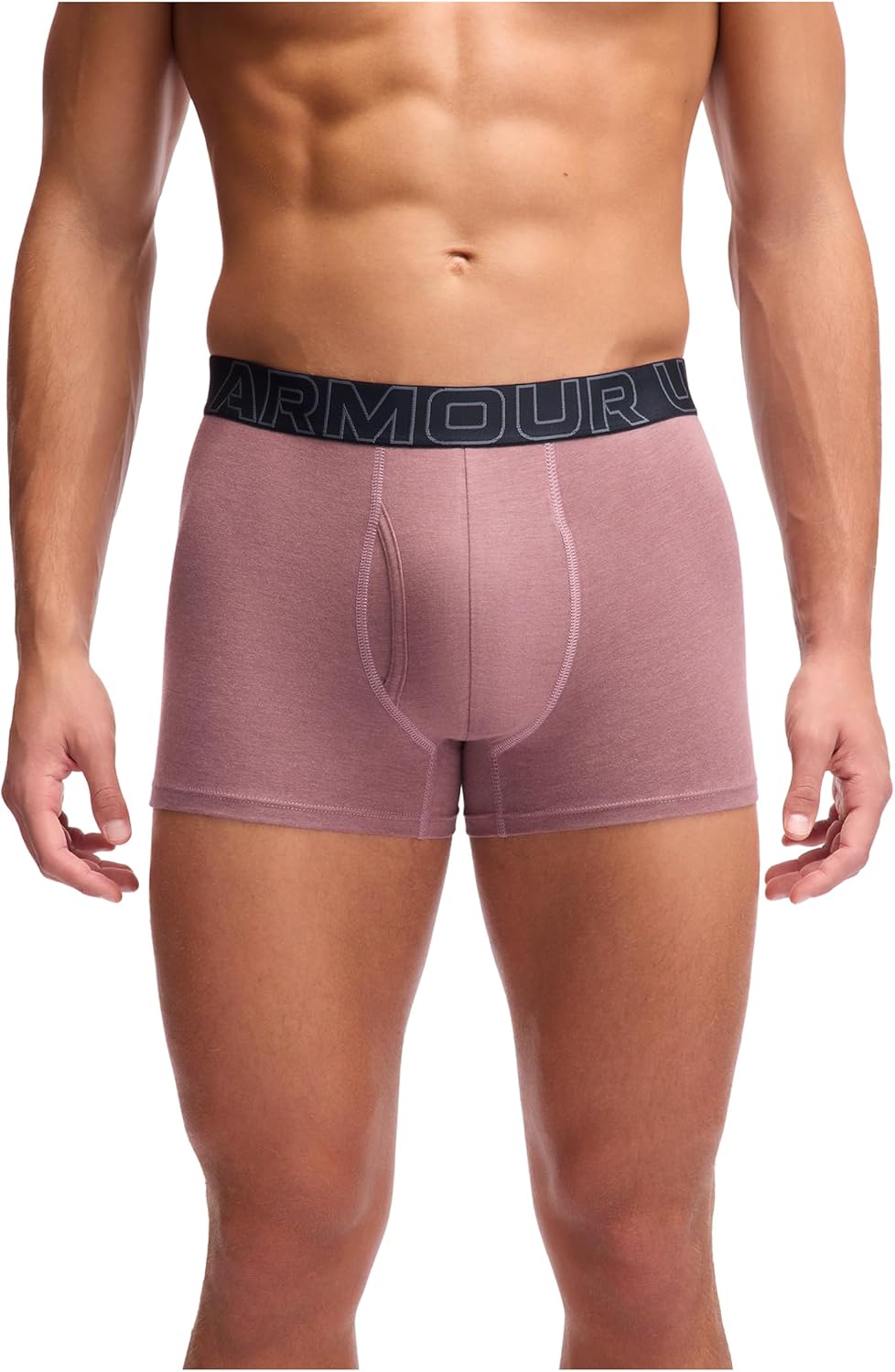 Under Armour Men's 3-pack Performance Cotton Trunks, Boxer Briefs With 3" Inseam, All-day Comfort