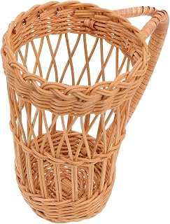 SHOWERORO 1Pc Conjunto De Vidro Mangas De Copo De Bebida Tampas De Lata De Cerveja Suporte De Copo De Rattan Marrom Tampa De Vidro De Rattan Marrom Capa Protetora De Copo Tampa De Vidro De