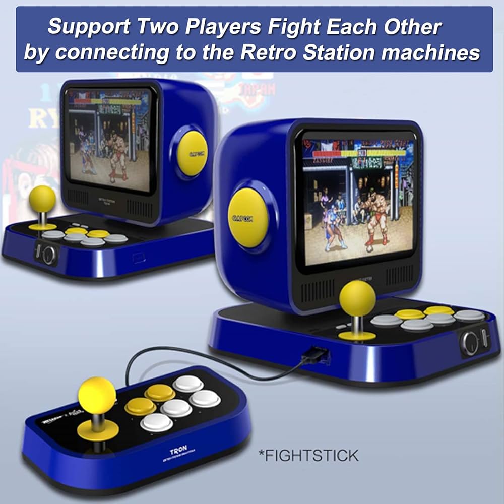 カプコンレトロステーションとfight stickセット Amazon.com: RETRO STATION Capcom Arcade Console with Fightstick