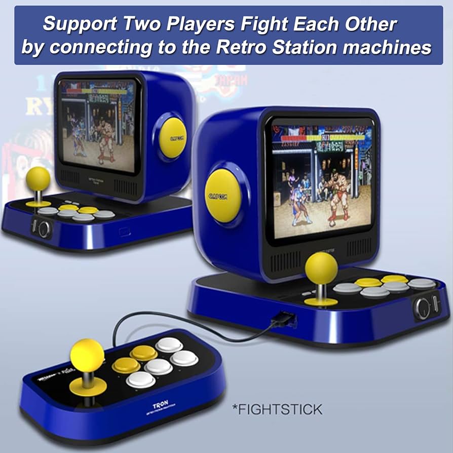 RETRO STATION ストリートファイター 対戦用　無線USB付き Amazon.com: RETRO STATION Capcom Arcade Console with Fightstick