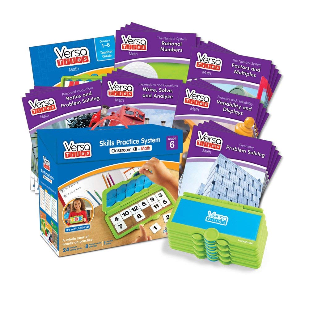 hand2mind VersaTiles Math Classroom Set, an Independent Self ...