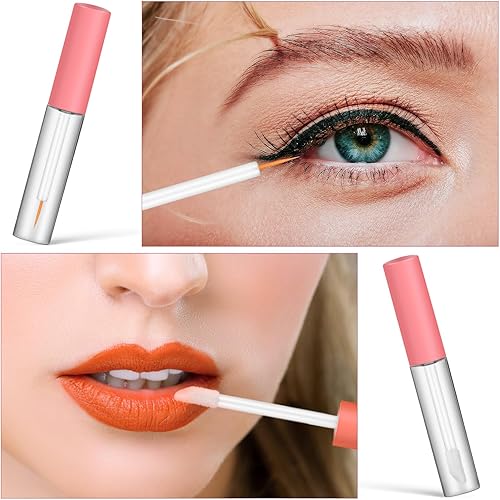 Miniatura 4 de 6 tubos de rímel vacíos con varitas rellenables, recipientes cosméticos para delineador de pestañas y brillo de labios, uso diario y viajes