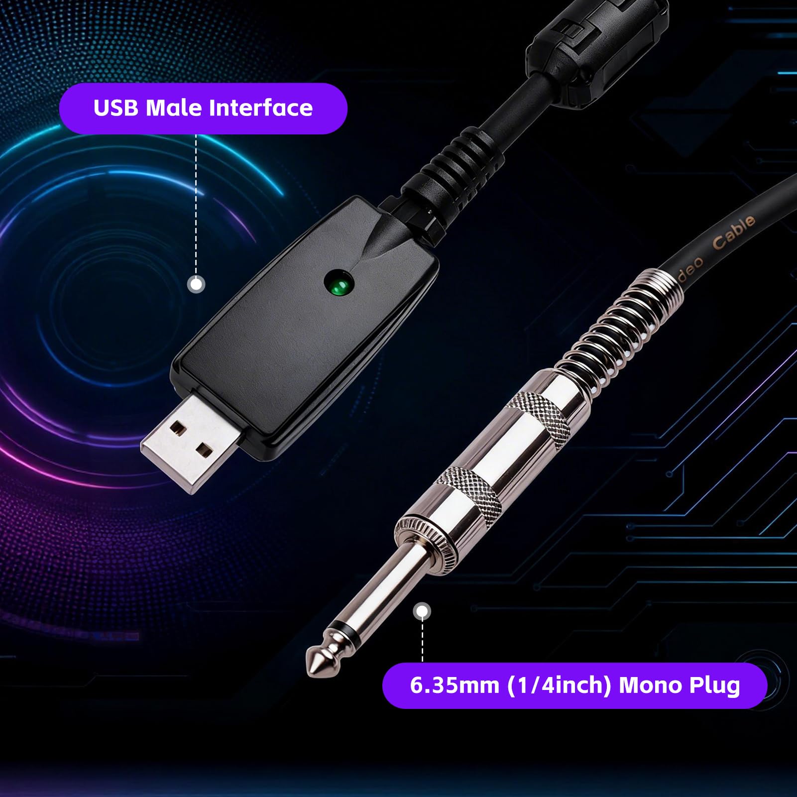 Amazon.co.jp: lvifloae RockSmith リアルトーンケーブル USBタイプA