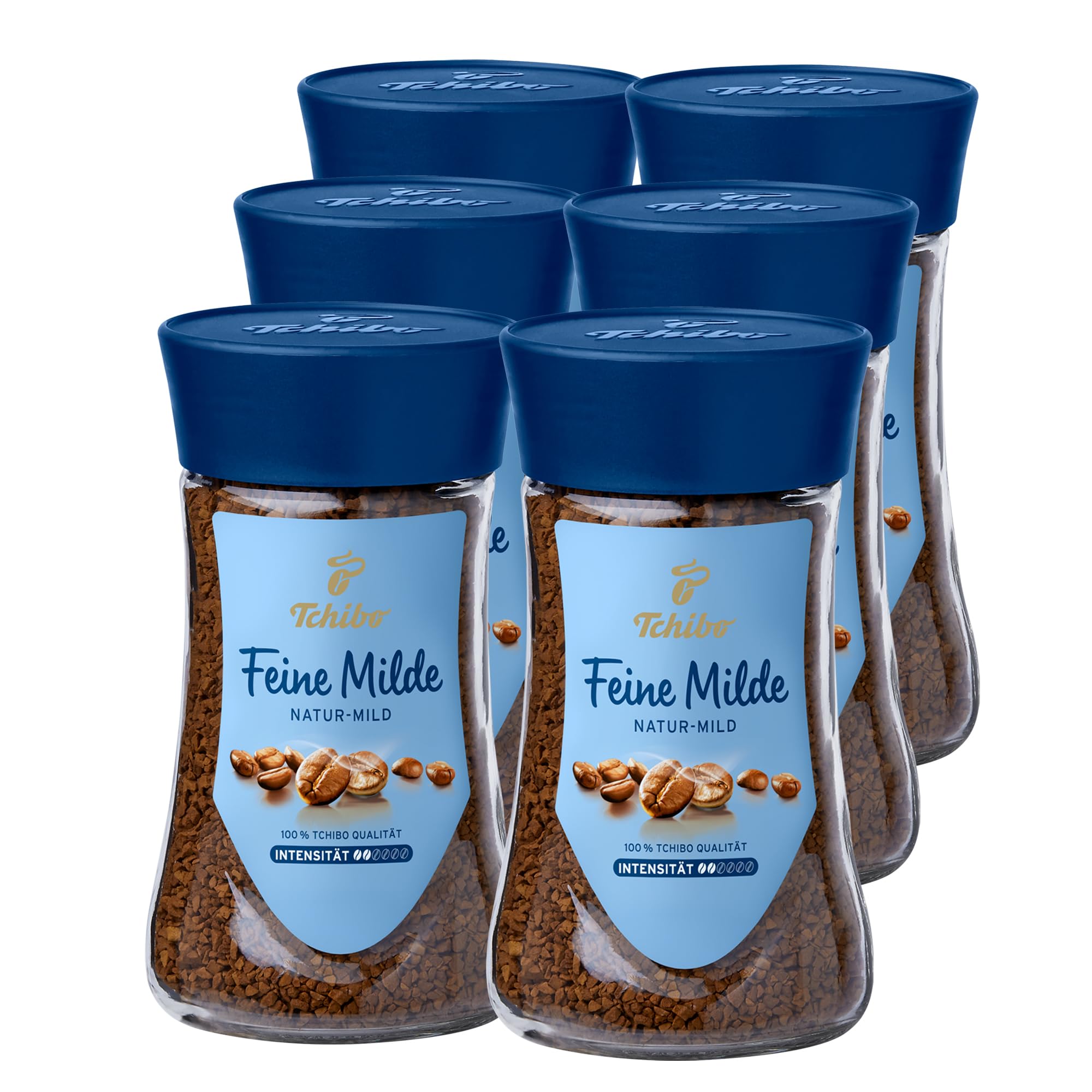 Tchibo - Feine Łagodna kawa rozpuszczalna - 6 x 100 g