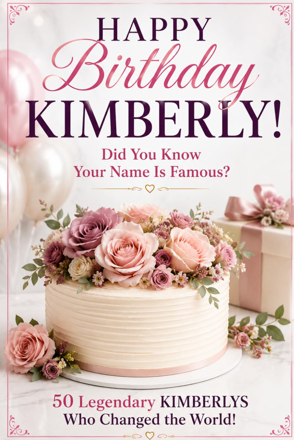 Happy Birthday, KIMBERLY! Did You Know Your Name Is Famous?: 50 Legendary Kimberlys Who Changed the World